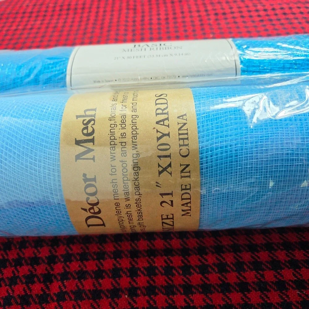 Hobby Lobby & Decor Mesh Blue 21